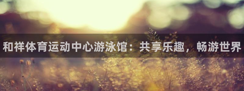 vsport体育官方正版app娱乐平台：和祥体育运动